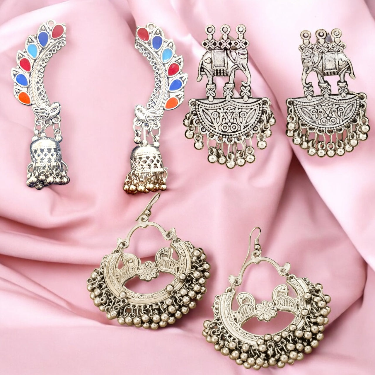 Buy 1, Get 2 Free! - Royal Roots Set of 3 Beautiful Earrings