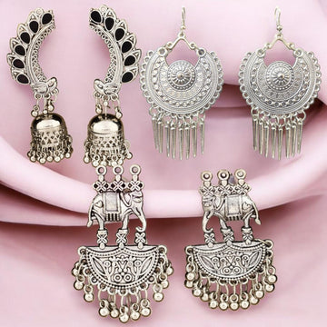 Buy 1, Get 2 Free! - Vintage Vibes Combo of 3 Earrings