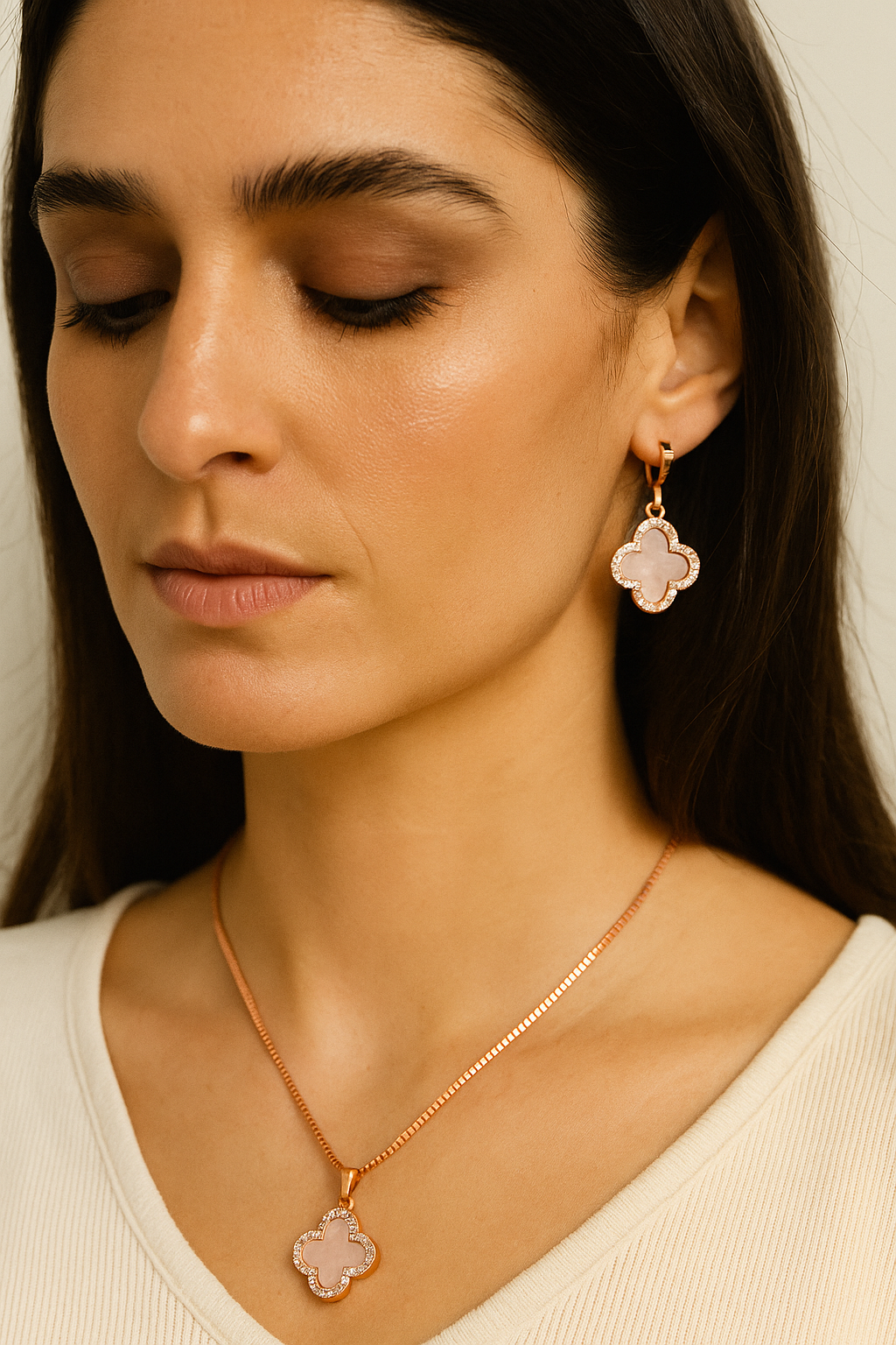 Aarohi Rose Gold Necklaces - Buy 1 Get 1 Free